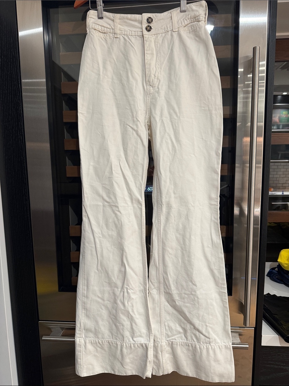 Free People We The Free White Wide Leg Pants Size 28 - Picture 2 of 7